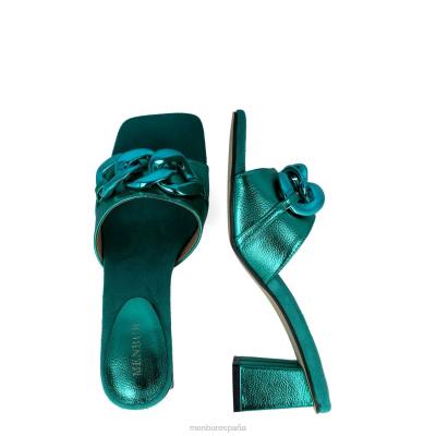 Menbur mujer meliade 204L3938 tacones altos verde