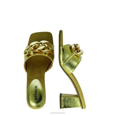 Menbur mujer meliade 204L3939 tacones altos amarillo