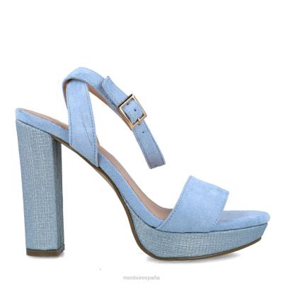 Menbur mujer meso 204L1236 tacones altos azul claro