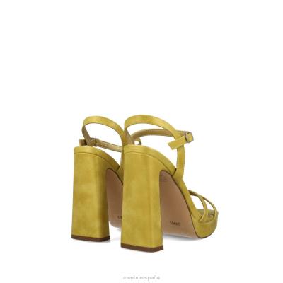 Menbur mujer mirfak 204L715 tacones altos amarillo