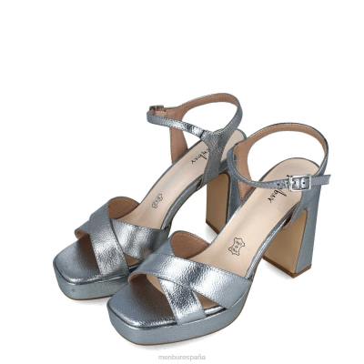 Menbur mujer mnemea 204L1312 tacones altos plata