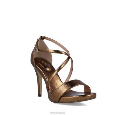 Menbur mujer mnemea 204L3927 tacones altos bronce