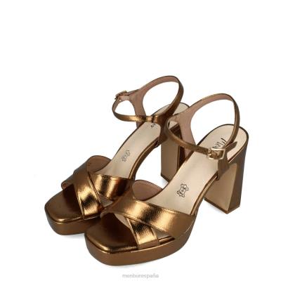 Menbur mujer mnemea 204L5032 tacones altos bronce