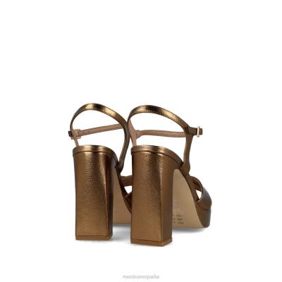 Menbur mujer mnemea 204L5032 tacones altos bronce