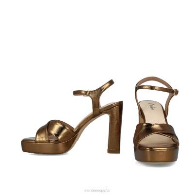 Menbur mujer mnemea 204L5032 tacones altos bronce