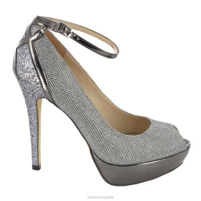 Menbur mujer molares 204L4738 tacones altos gris