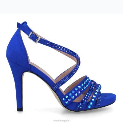 Menbur mujer moreno 204L5370 tacones altos azul medio