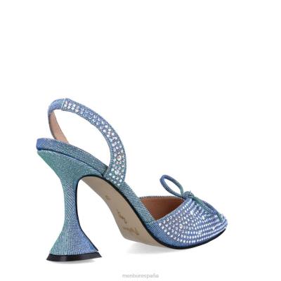 Menbur mujer neto 204L4856 tacones altos azul medio