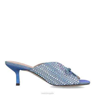 Menbur mujer neto 204L4860 tacones altos azul medio