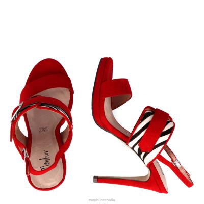 Menbur mujer nimis 204L1437 tacones altos rojo