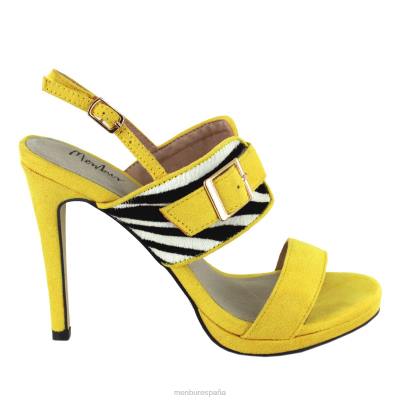 Menbur mujer nimis 204L5274 tacones altos amarillo