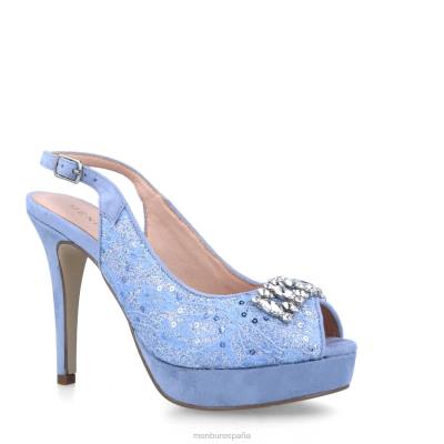 Menbur mujer novarese 204L1492 tacones altos azul claro