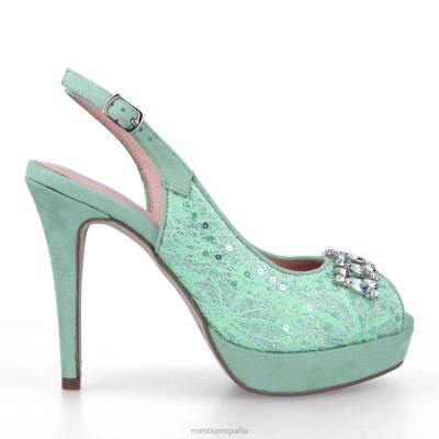 Menbur mujer novarese 204L5368 tacones altos verde