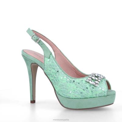 Menbur mujer novarese 204L5368 tacones altos verde