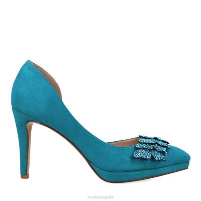 Menbur mujer olimpia 204L5417 tacones altos azul medio