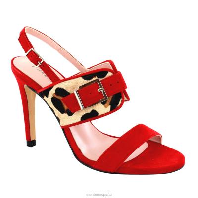 Menbur mujer patenora 204L1432 tacones altos rojo