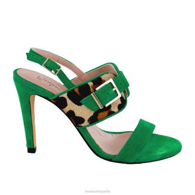 Menbur mujer patenora 204L5269 tacones altos verde