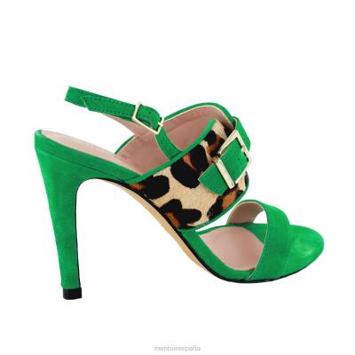 Menbur mujer patenora 204L5269 tacones altos verde