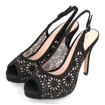 Menbur mujer paterno 204L1001 tacones altos negro