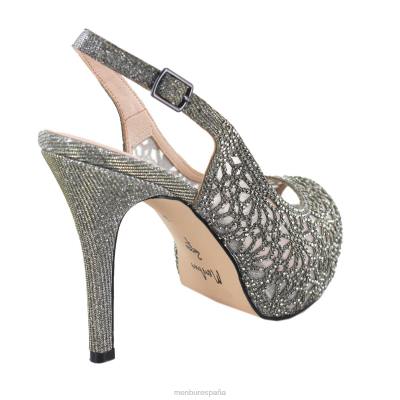 Menbur mujer paterno 204L4325 tacones altos gris