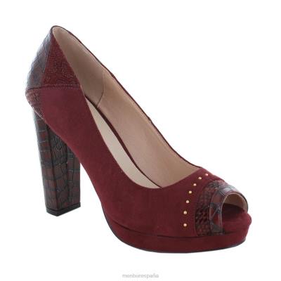 Menbur mujer patricio 204L4331 tacones altos rojo