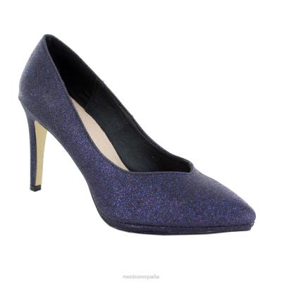 Menbur mujer petrizia 204L4363 tacones altos azul oscuro