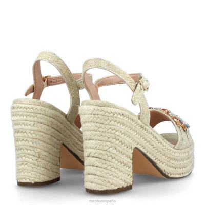 Menbur mujer piojo de base 204L1295 tacones altos beige