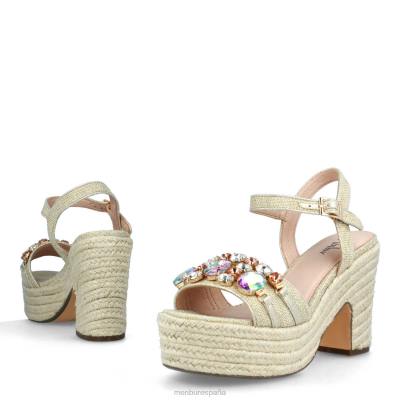 Menbur mujer piojo de base 204L1295 tacones altos beige