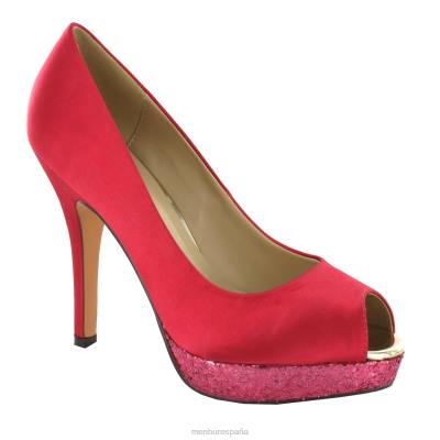 Menbur mujer pousseur 204L3809 tacones altos coral