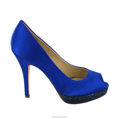 Menbur mujer pousseur 204L3811 tacones altos azul medio