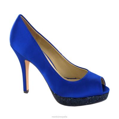 Menbur mujer pousseur 204L3811 tacones altos azul medio