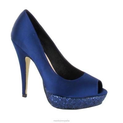 Menbur mujer pousseur 204L3814 tacones altos azul oscuro