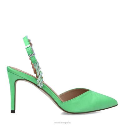 Menbur mujer psique 204L1561 tacones altos verde