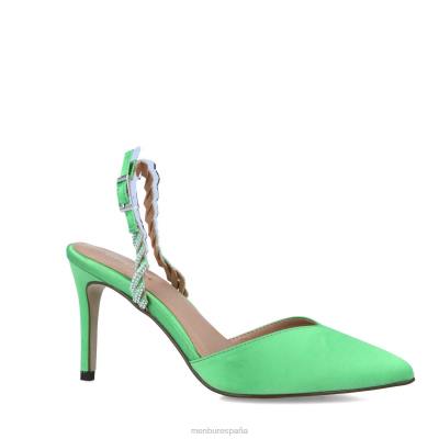 Menbur mujer psique 204L1561 tacones altos verde