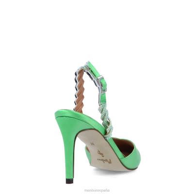 Menbur mujer psique 204L1561 tacones altos verde