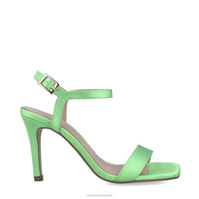 Menbur mujer psique 204L4844 tacones altos verde