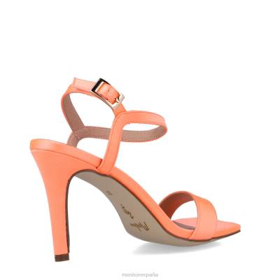 Menbur mujer psique 204L4845 tacones altos coral