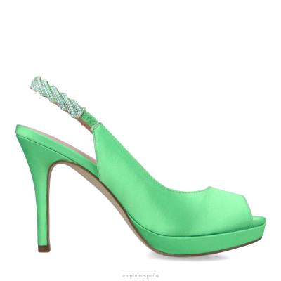 Menbur mujer psique 204L4852 tacones altos verde