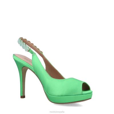 Menbur mujer psique 204L4852 tacones altos verde