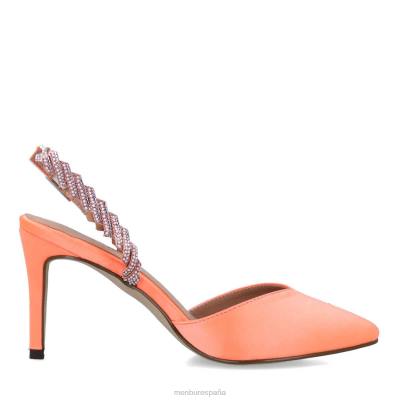 Menbur mujer psique 204L5519 tacones altos coral