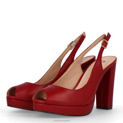 Menbur mujer rivalidad 204L4371 tacones altos rojo