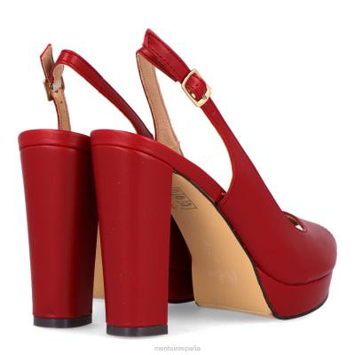 Menbur mujer rivalidad 204L4371 tacones altos rojo