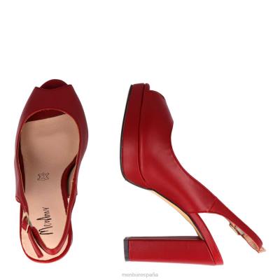 Menbur mujer rivalidad 204L4371 tacones altos rojo