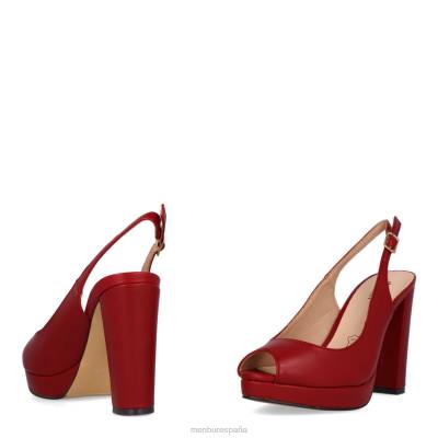 Menbur mujer rivalidad 204L4371 tacones altos rojo