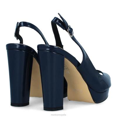 Menbur mujer rizuti 204L4374 tacones altos azul oscuro