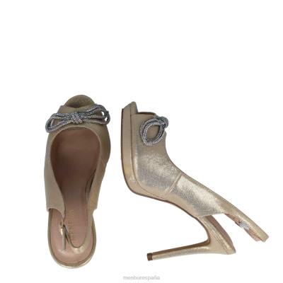 Menbur mujer rodolita 204L795 tacones altos oro