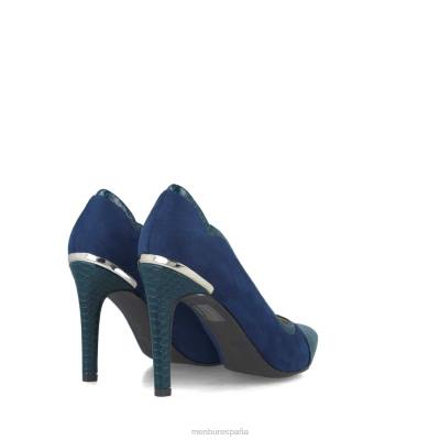 Menbur mujer rodonita 204L779 tacones altos azul oscuro