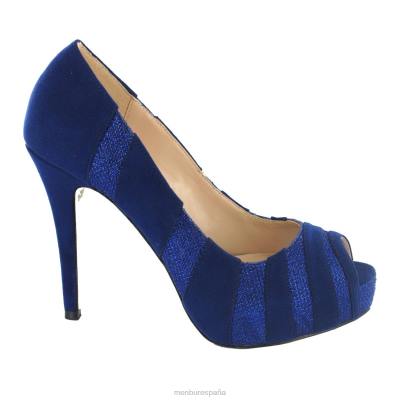 Menbur mujer romeral 204L4676 tacones altos azul medio