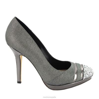 Menbur mujer rosales 204L4730 tacones altos gris