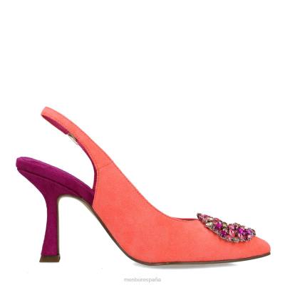 Menbur mujer sagitario 204L5143 tacones altos coral